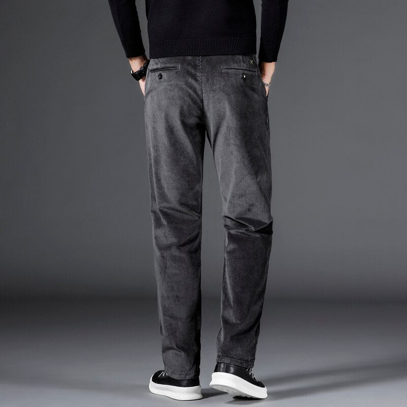Vitoria™ | Pantalon en velours côtelé à taille mi-haute