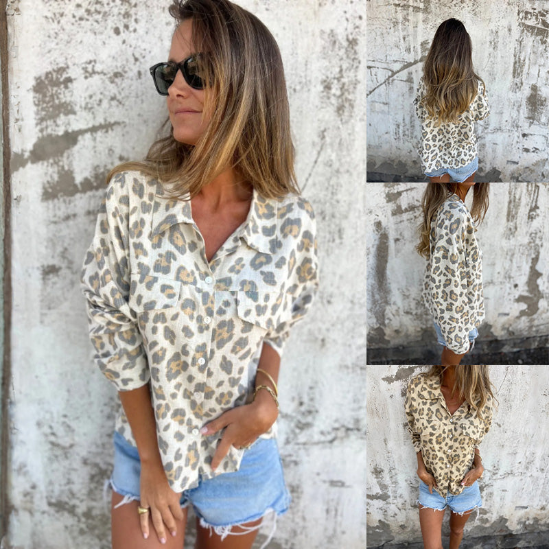 Ondine – Élégante chemise vintage à manches longues