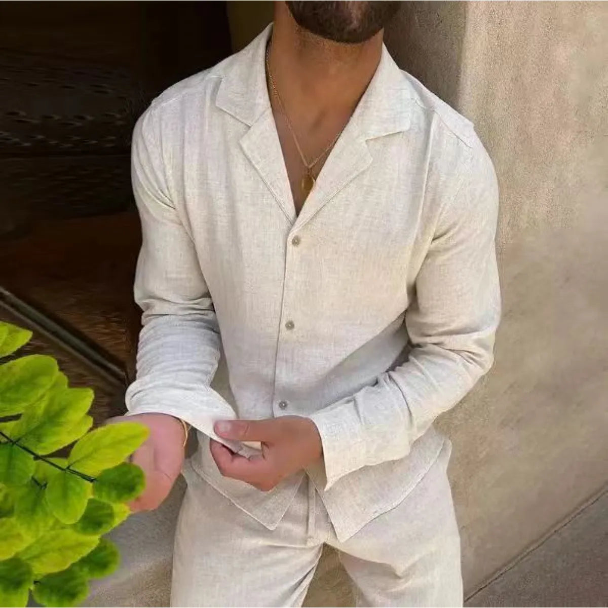 Nolan – Ensemble d'été en lin pour homme