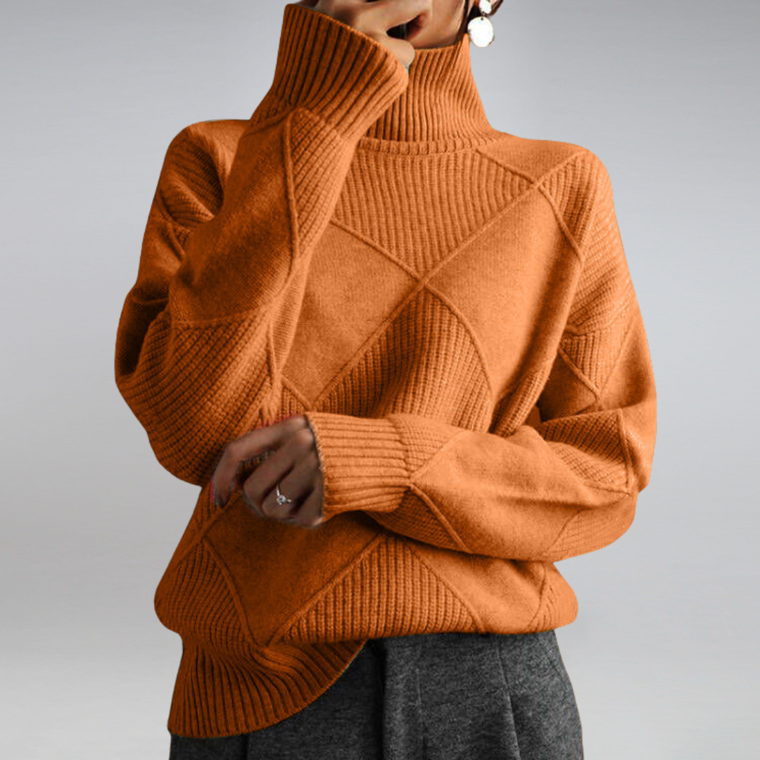 Célia - Luxurious Cashmere Turtleneck Sweater