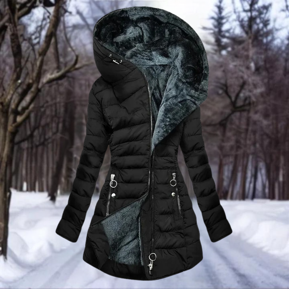 Christelle - Élégant Manteau en Peluche