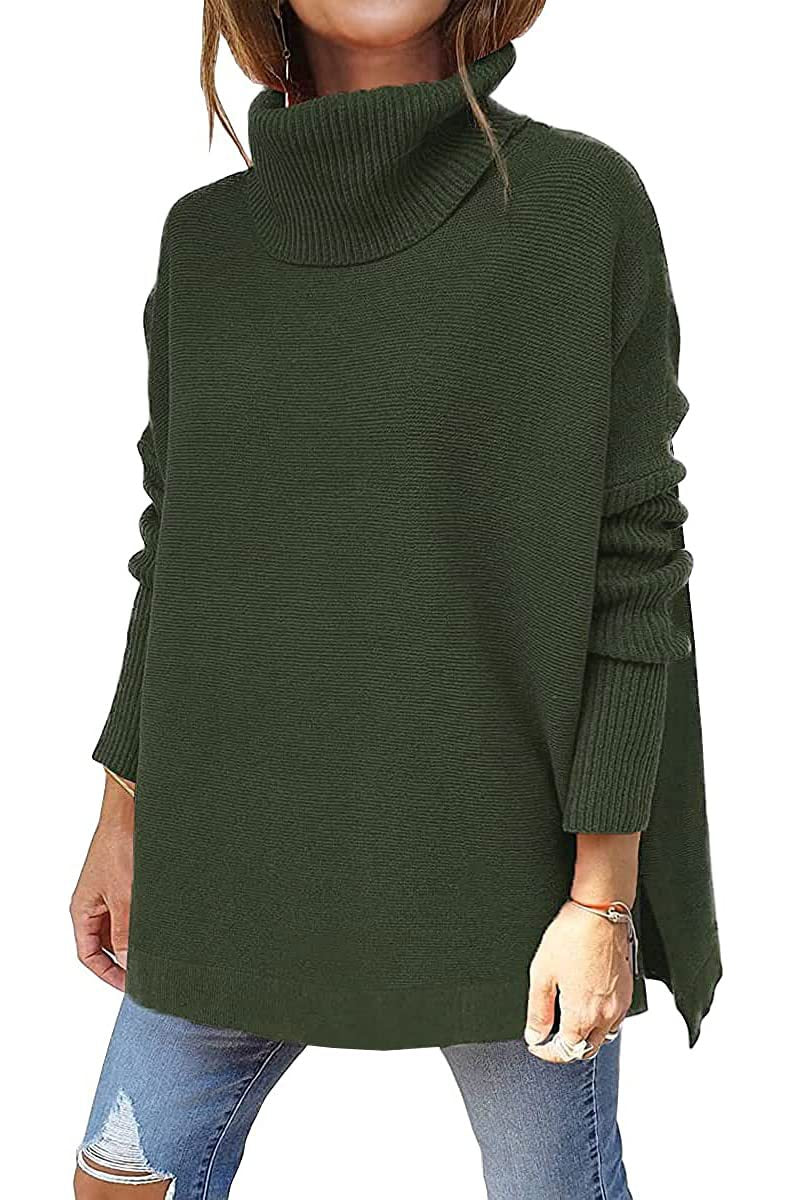Isaline – Pull Oversize Douillet à Col Roulé