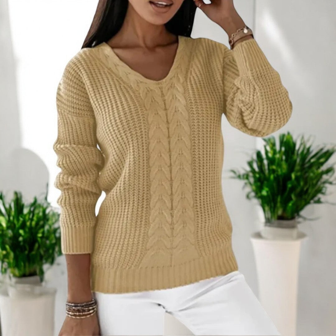 Lila - Pull en tricot au style classique et élégant