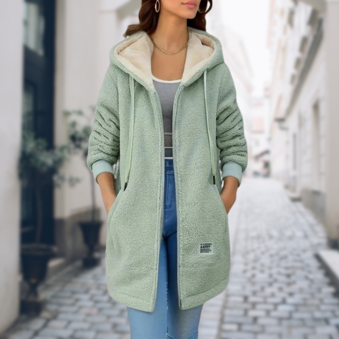 Malou - Élégante Veste Doublée en Polaire