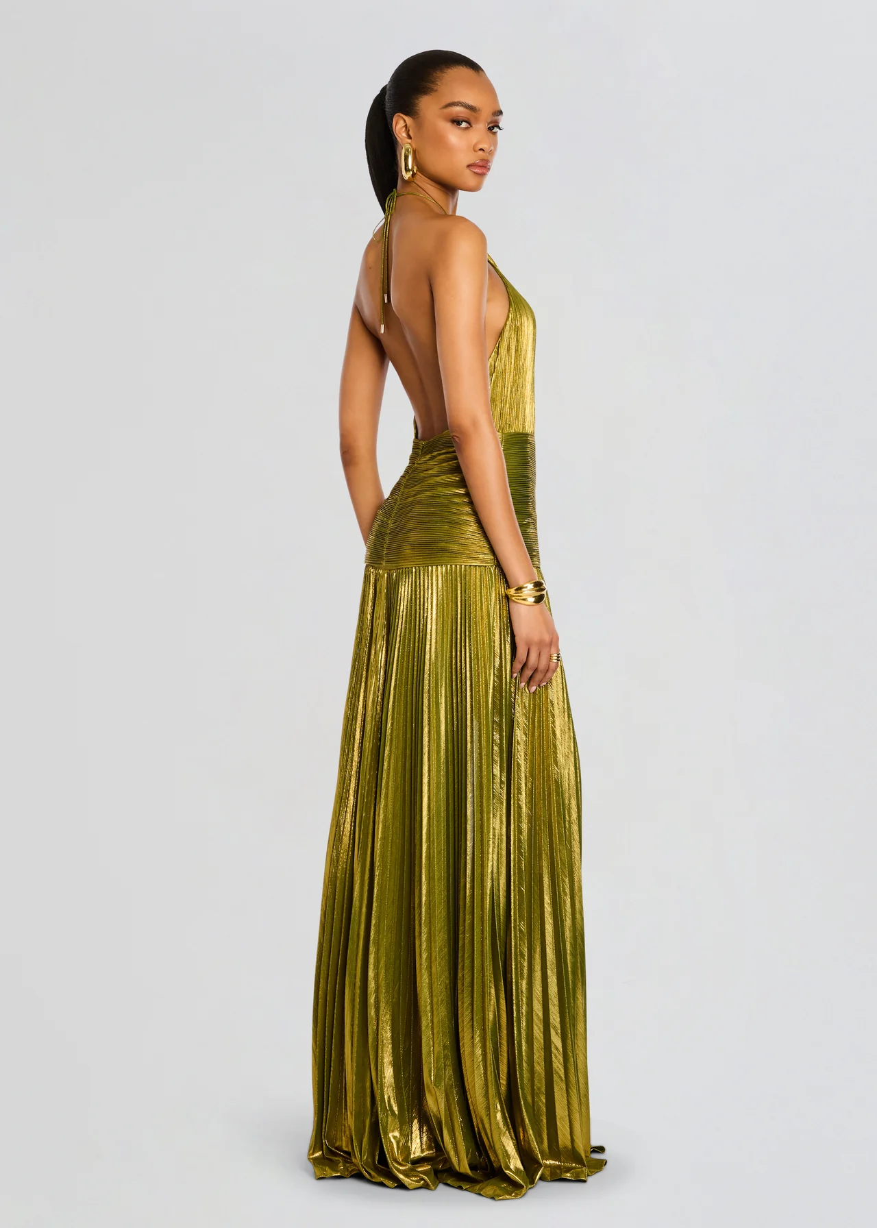 Éléonore – Élégante robe longue de designer