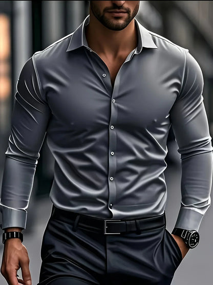 Vitoria™ | Chemise Longue Élégante à Boutons