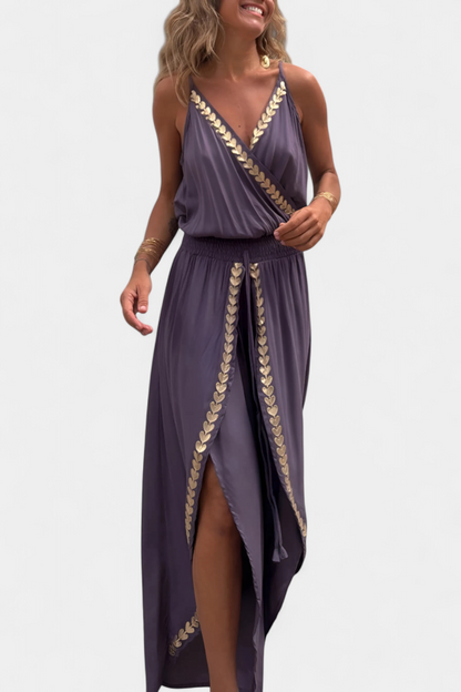 Ambreline – Monokini avec accents dorés