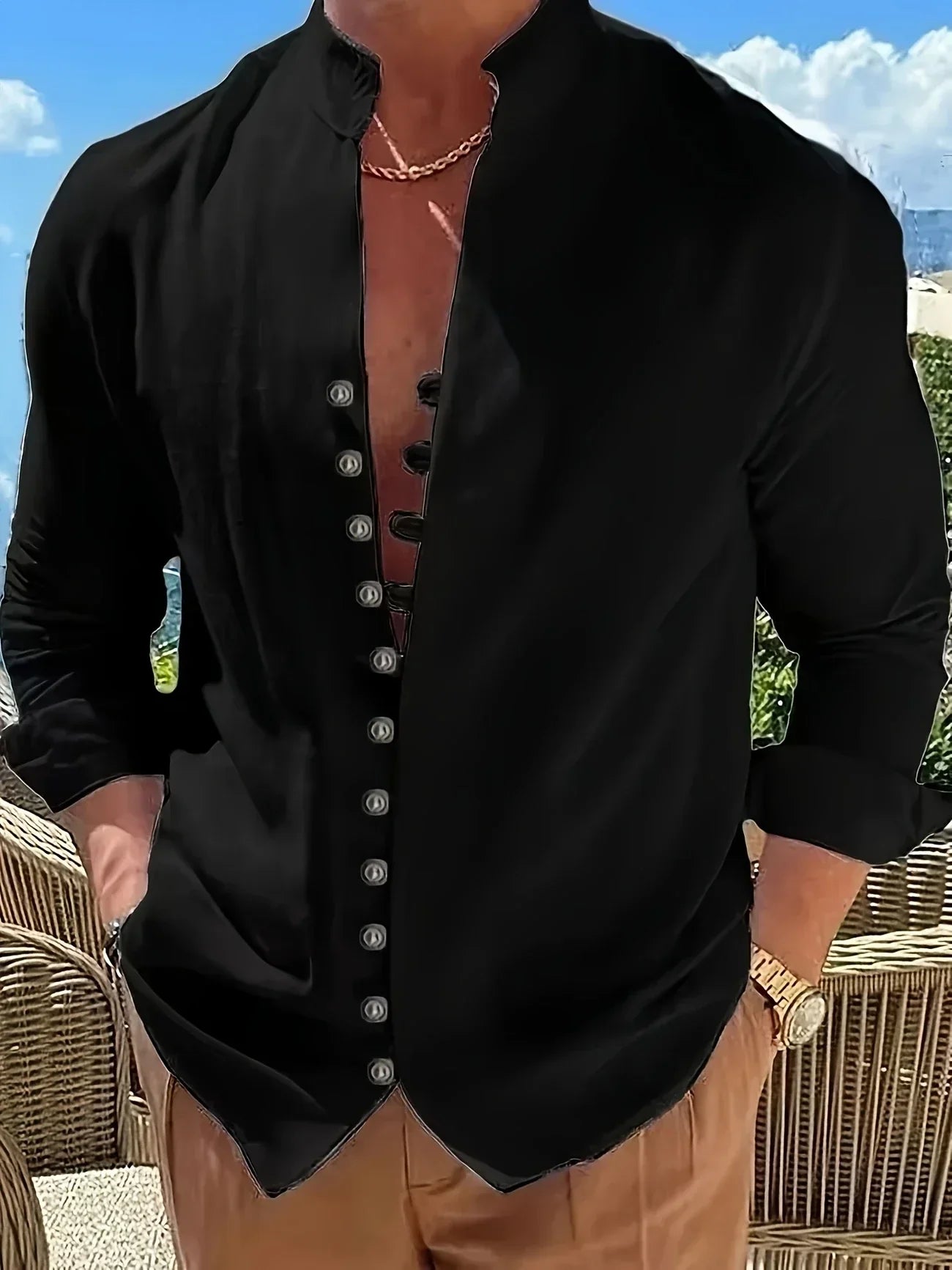 Vitoria™ | Chemise en coton légère à manches longues
