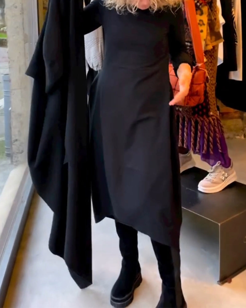 Andrée - Élégante robe midi avec poches
