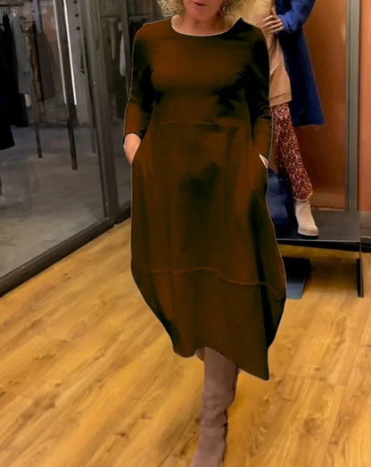 Clarinda - Élégante Robe Longue en Maille