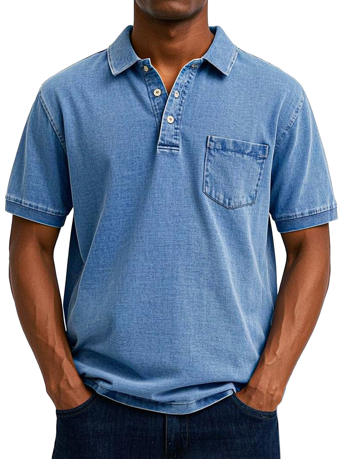 vitoria™ - Chemise Polo Vintage Casual pour Homme