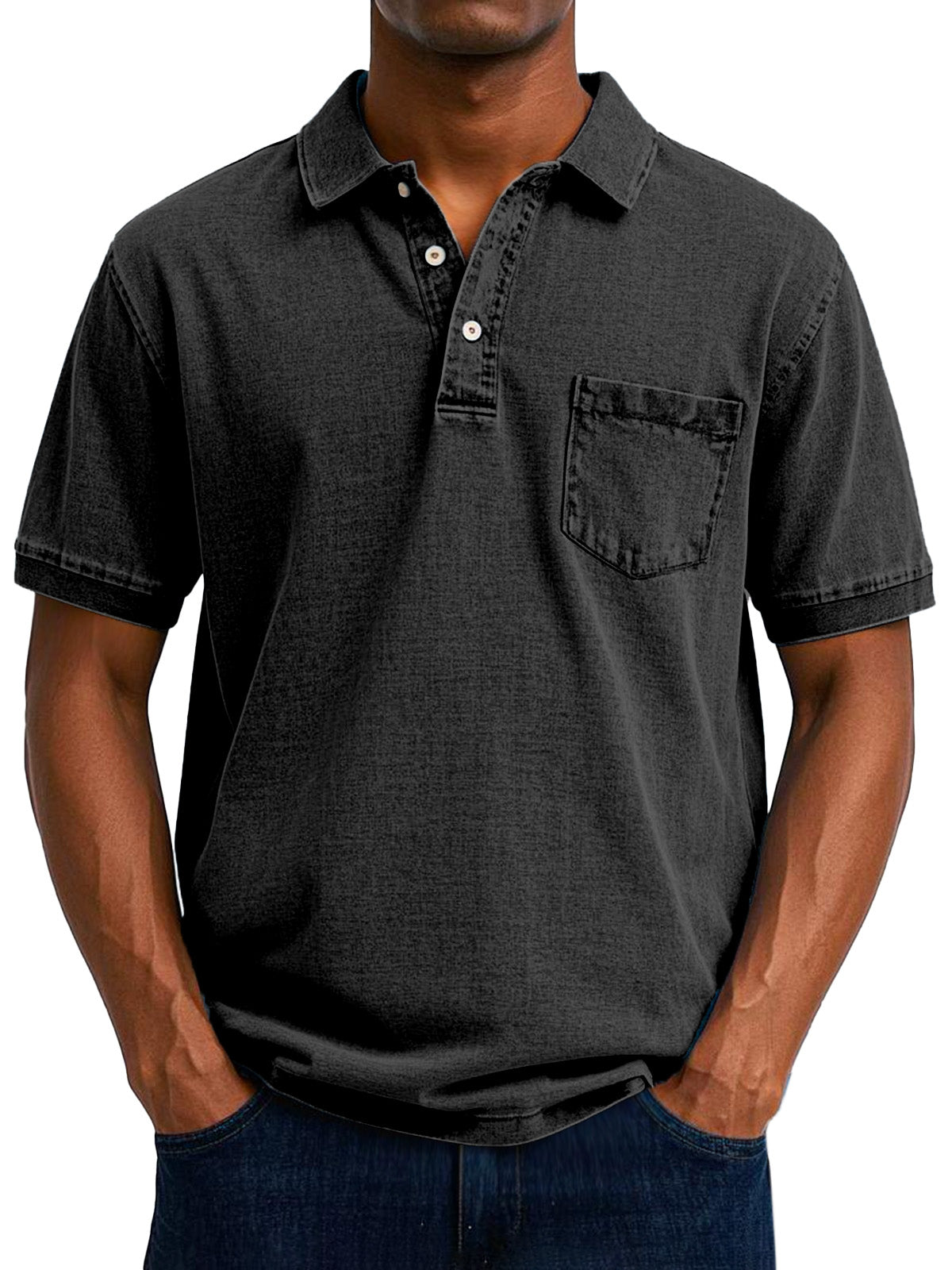 vitoria™ - Chemise Polo Vintage Casual pour Homme