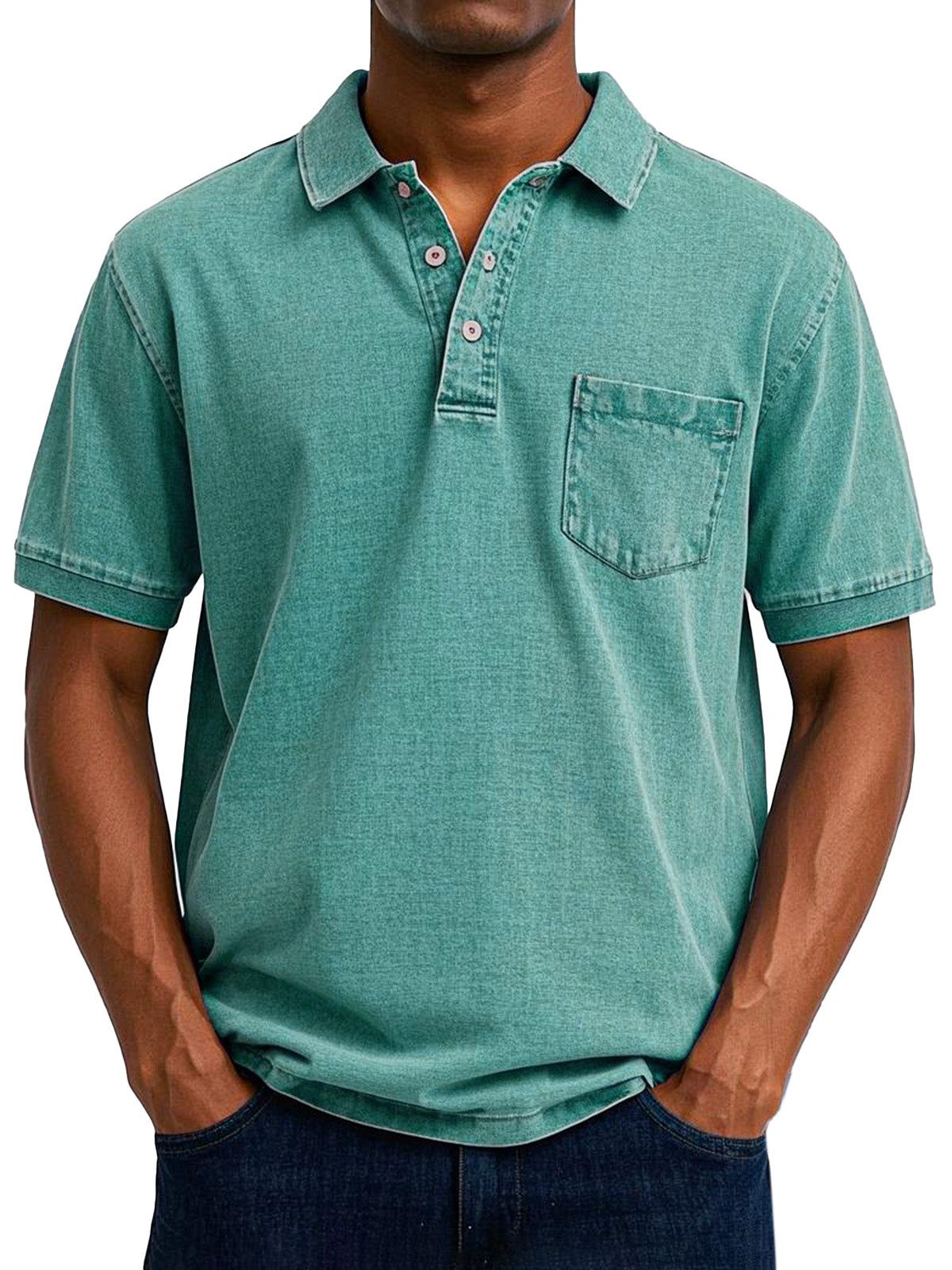 vitoria™ - Chemise Polo Vintage Casual pour Homme