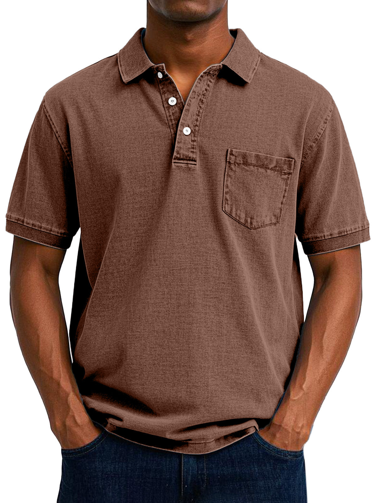 vitoria™ - Chemise Polo Vintage Casual pour Homme