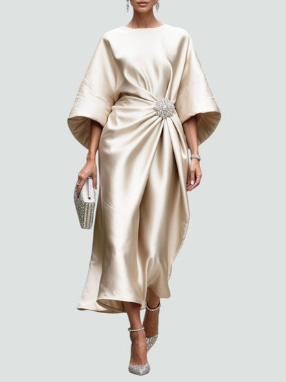 Albertine – Élégante robe longue en satin
