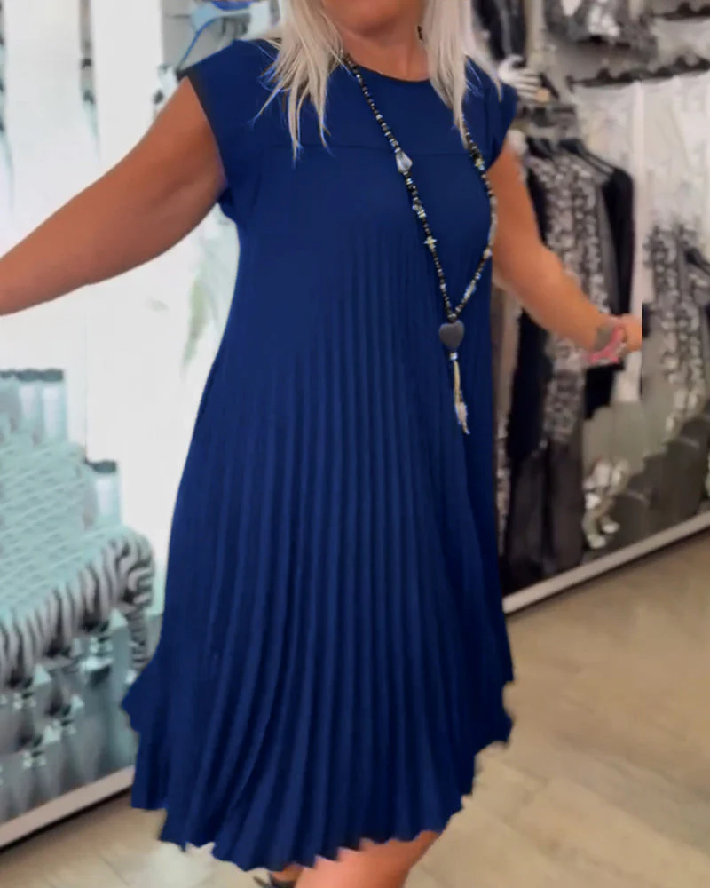 Élodie – Élégante robe plissée d'été