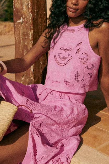 Téophane – Ensemble Chic en Dentelle Légère