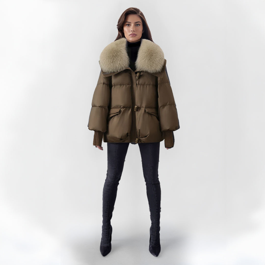 Cerise - Veste Chic en Fausse Fourrure