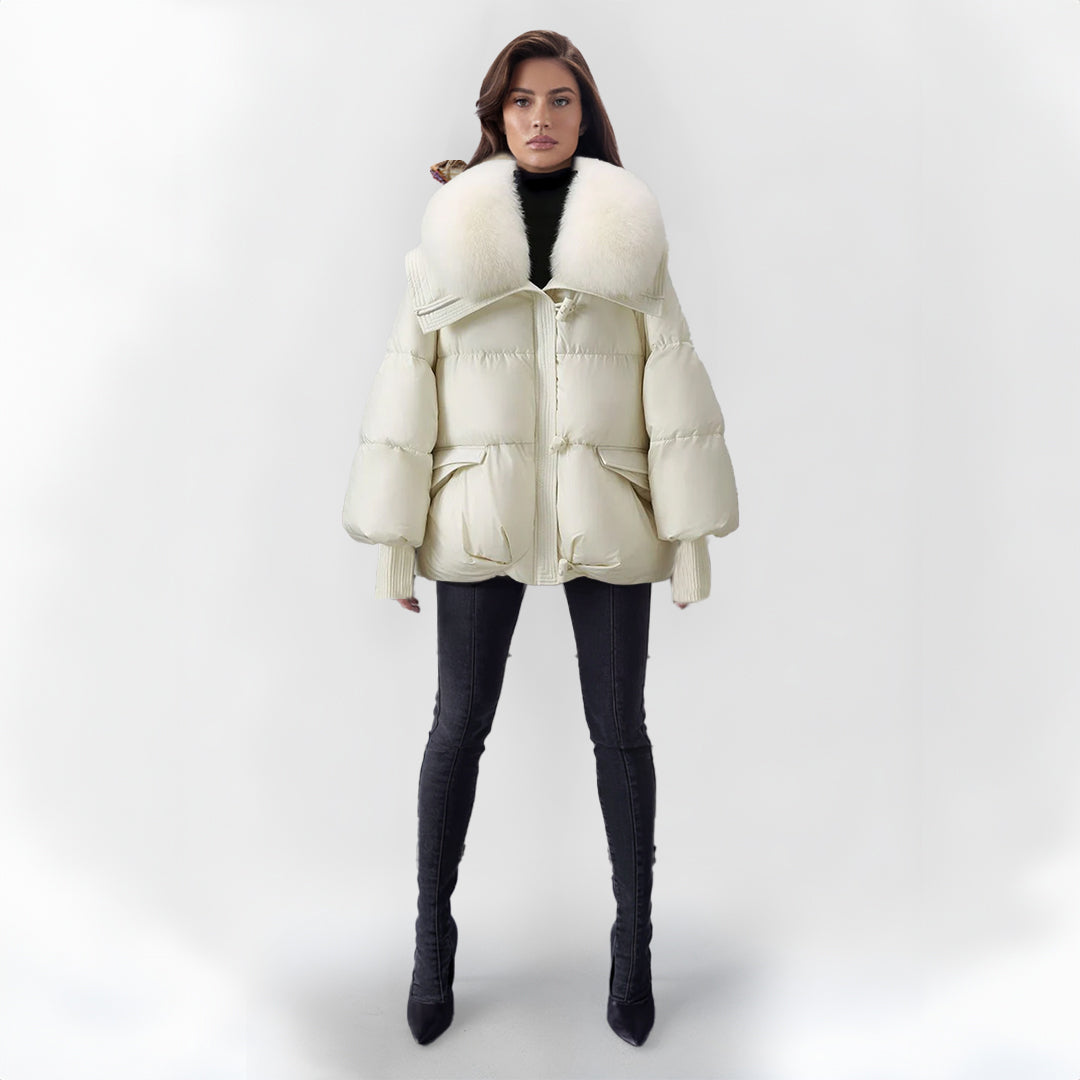 Cerise - Veste Chic en Fausse Fourrure