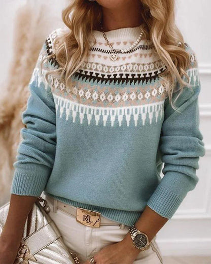 Pull Tricoté Élégant et Polyvalent - Philippine
