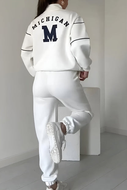 Anthea - Ensemble Chic Décontracté avec Détail 'M'