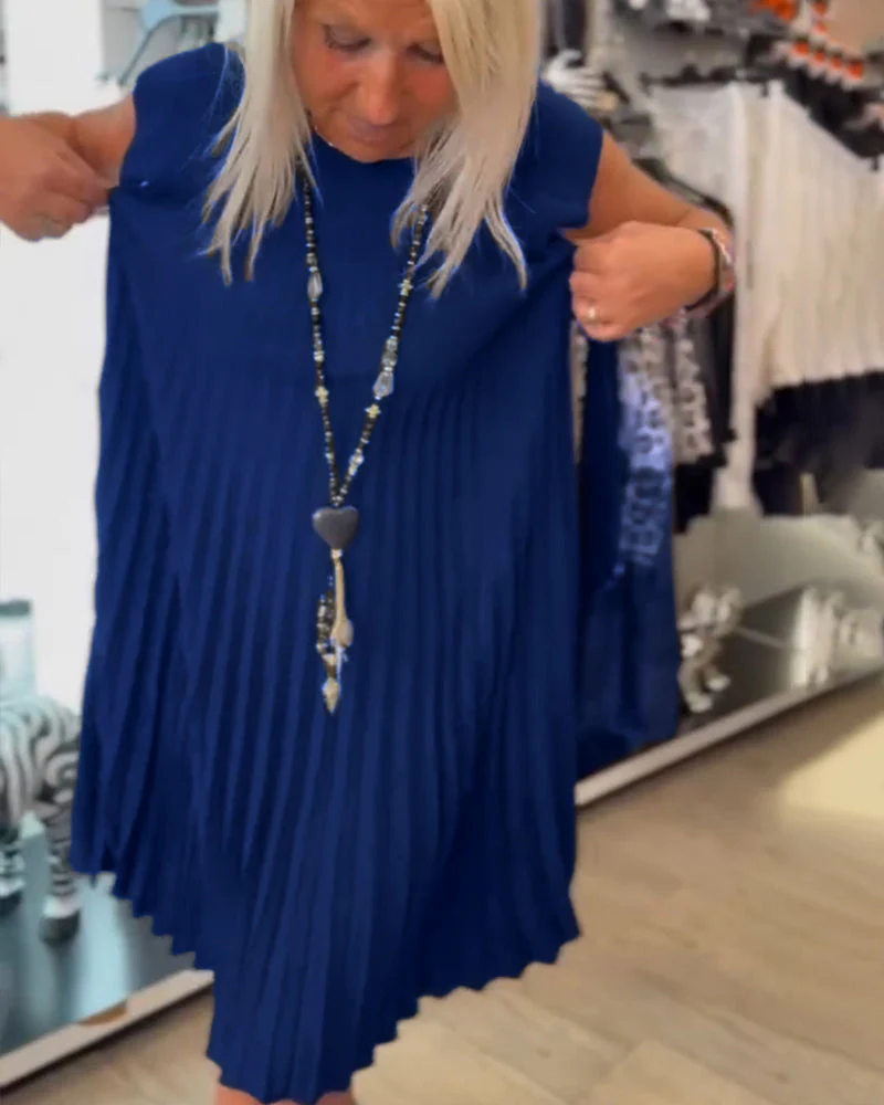 Élodie – Élégante robe plissée d'été