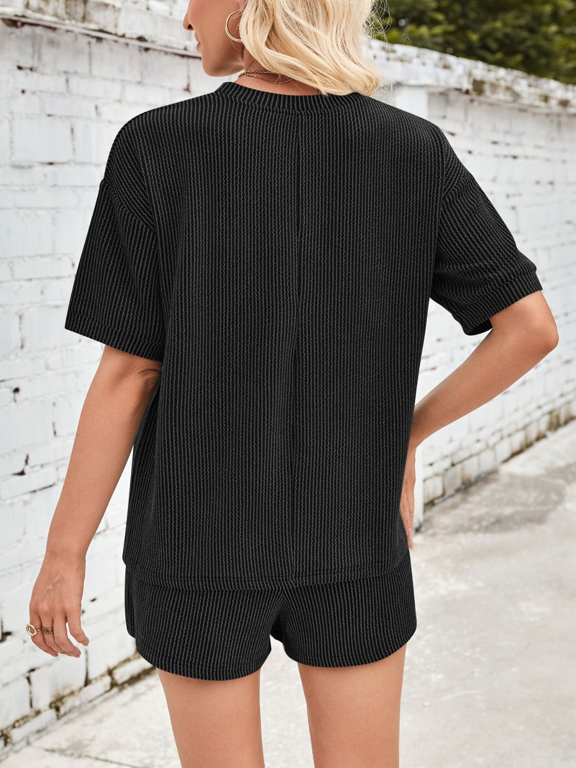 Maëlys – Ensemble de loungewear en tissu côtelé ultra-confortable