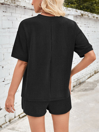 Maëlys – Ensemble de loungewear en tissu côtelé ultra-confortable