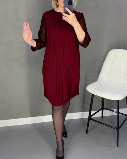 Séraphine – Élégante Robe Plissée Polyvalente