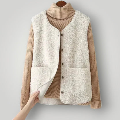 Rafaëlla – Gilet en laine élégant et polyvalent