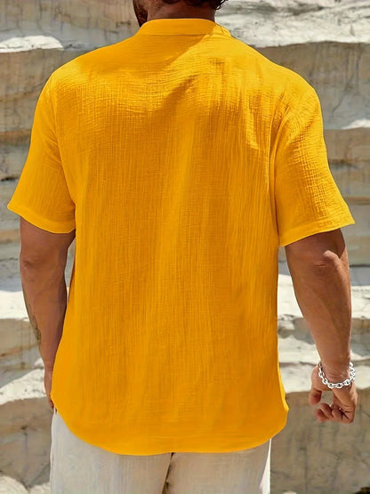 Vitoria™ | Élégante chemise d'été à col haut