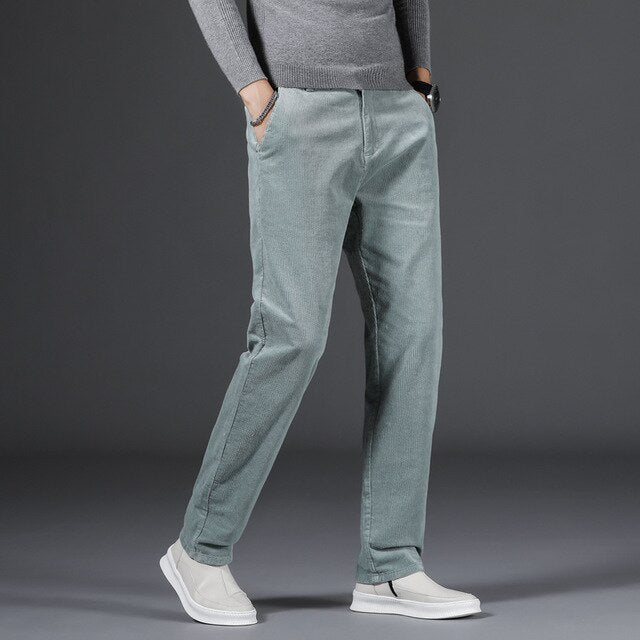 Vitoria™ | Pantalon en velours côtelé à taille mi-haute
