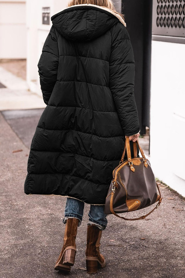 Héloïse - Manteau réversible chic et douillet