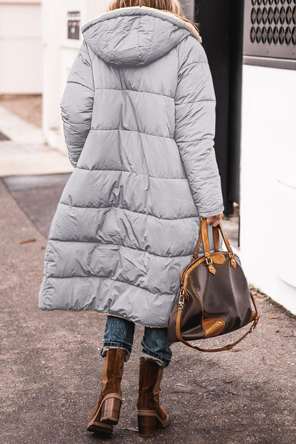 Héloïse - Manteau réversible chic et douillet