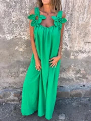 Andromède - Élégante Robe d'Été à Motif Floral