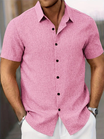 Vitoria™ | Chemise légère à manches courtes en lin mélangé