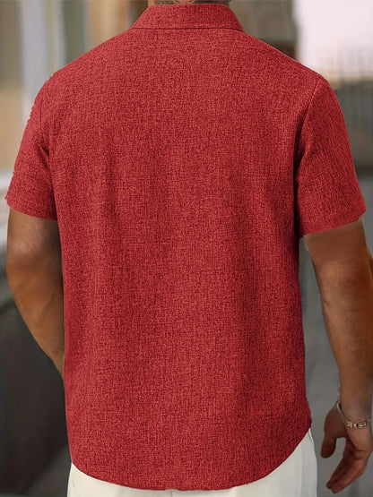Vitoria™ | Chemise légère à manches courtes en lin mélangé