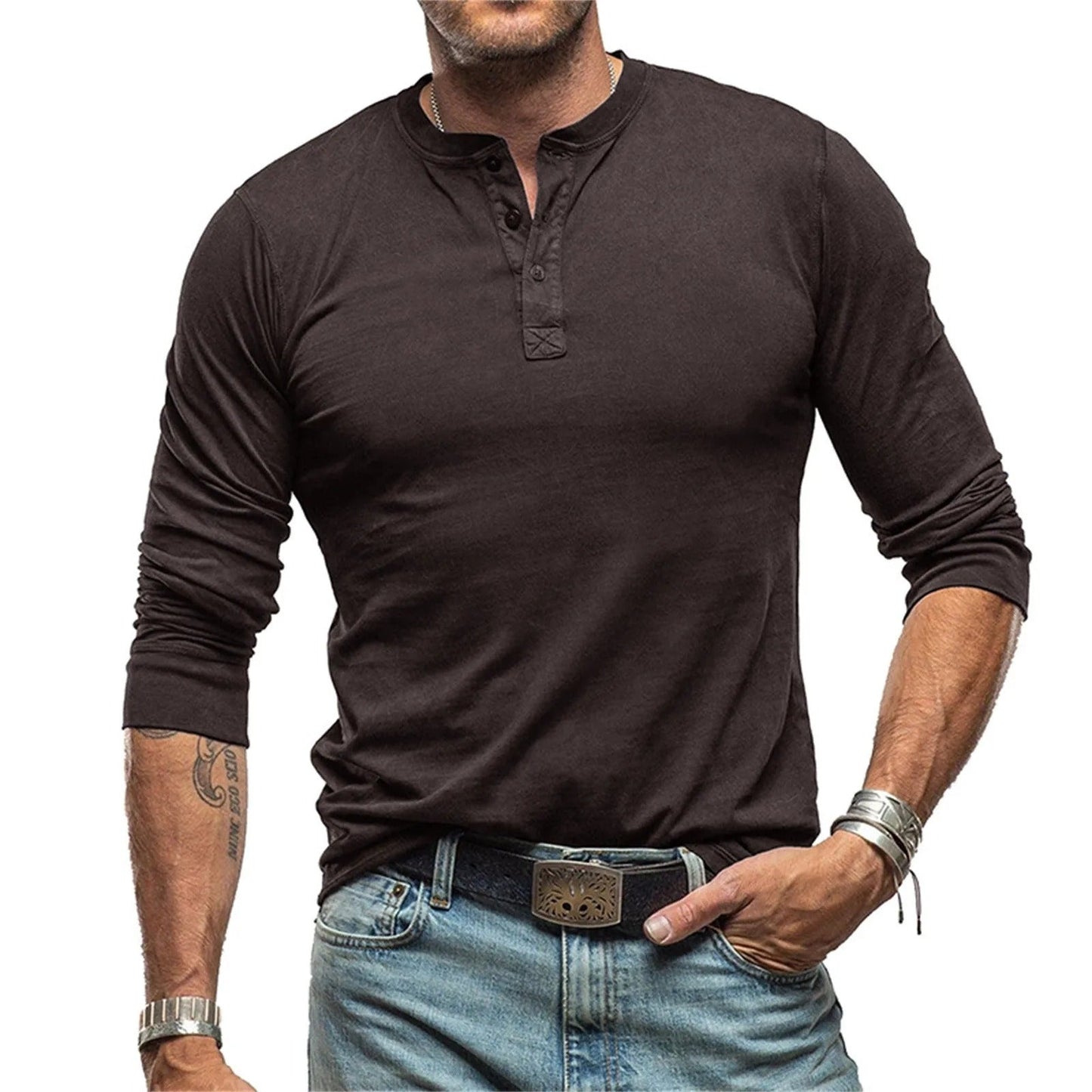 Vitoria™ - Chemise Vintage à Manches Longues