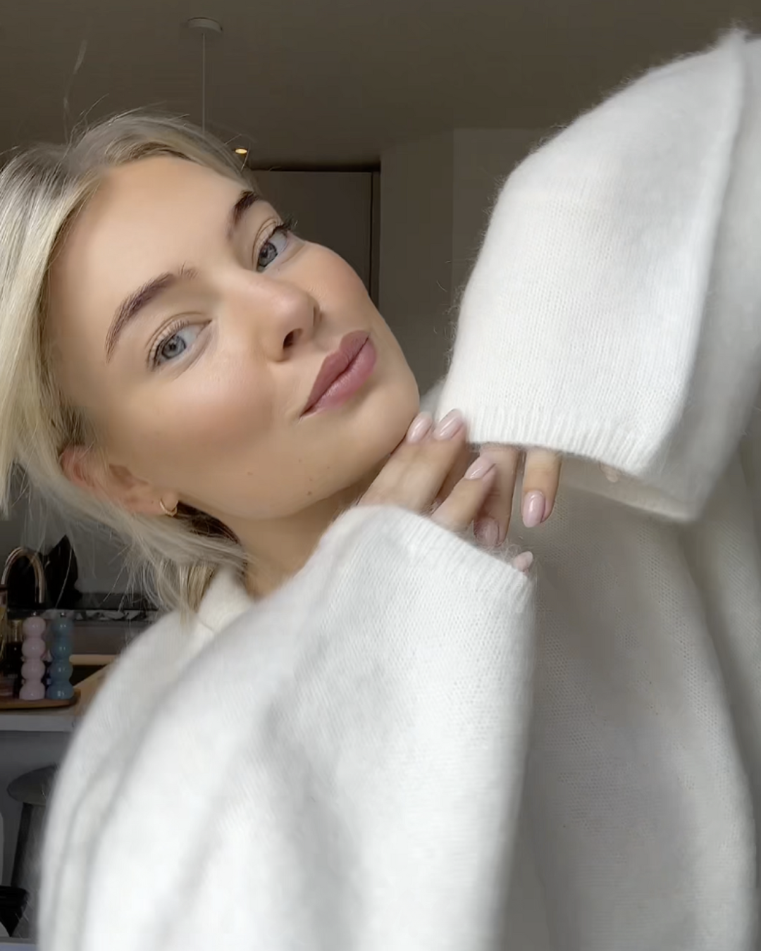 Anastasie - Pull en mélange de mohair à col rond