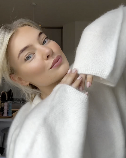 Anastasie - Pull en mélange de mohair à col rond