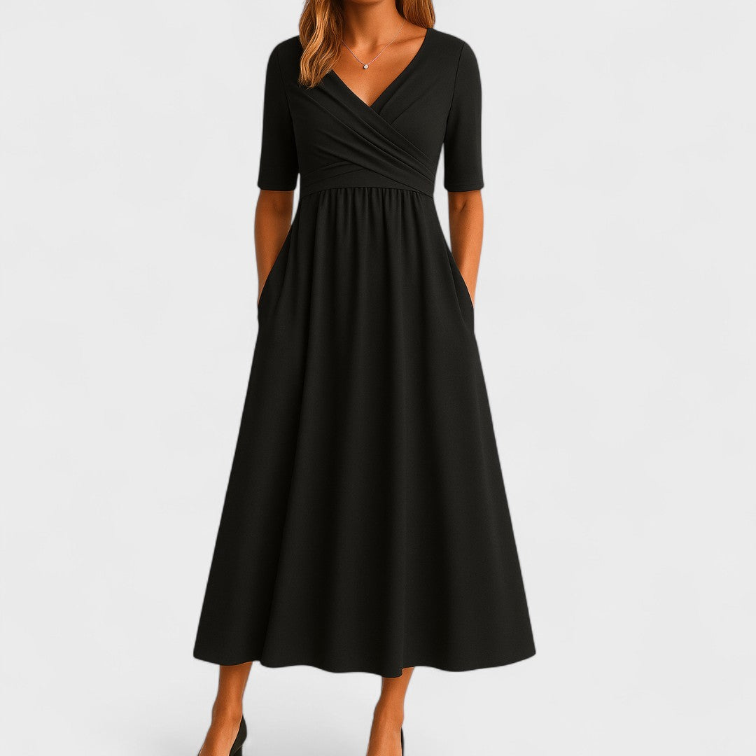 Alméria – Élégante et Confortable Robe Midi
