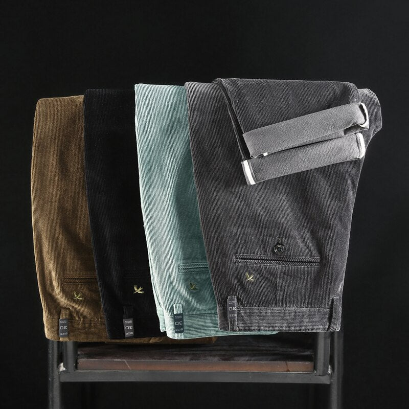 Vitoria™ | Pantalon en velours côtelé à taille mi-haute