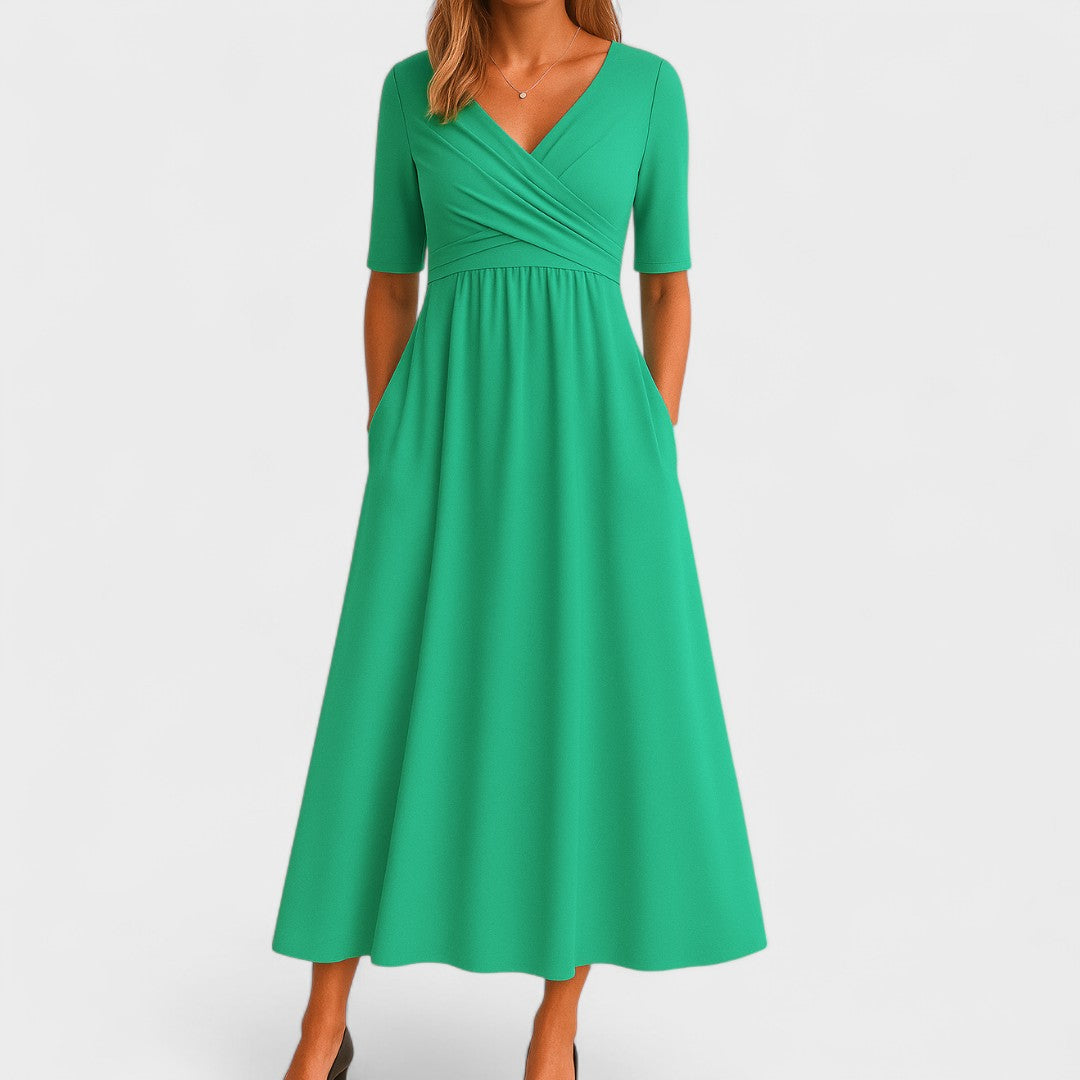 Alméria – Élégante et Confortable Robe Midi