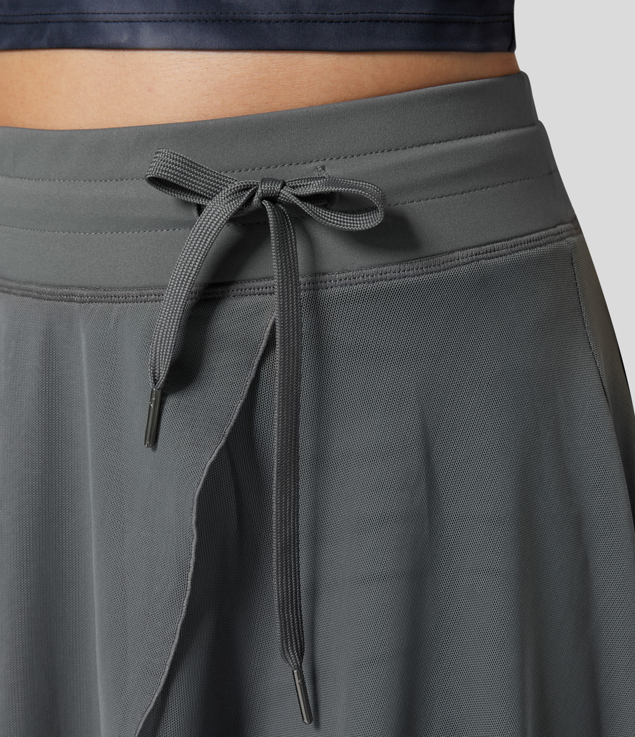 Cassiopée – Élégante jupe midi fluide 2 en 1
