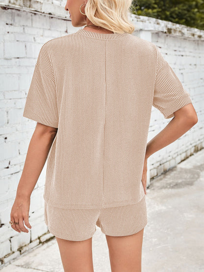 Maëlys – Ensemble de loungewear en tissu côtelé ultra-confortable