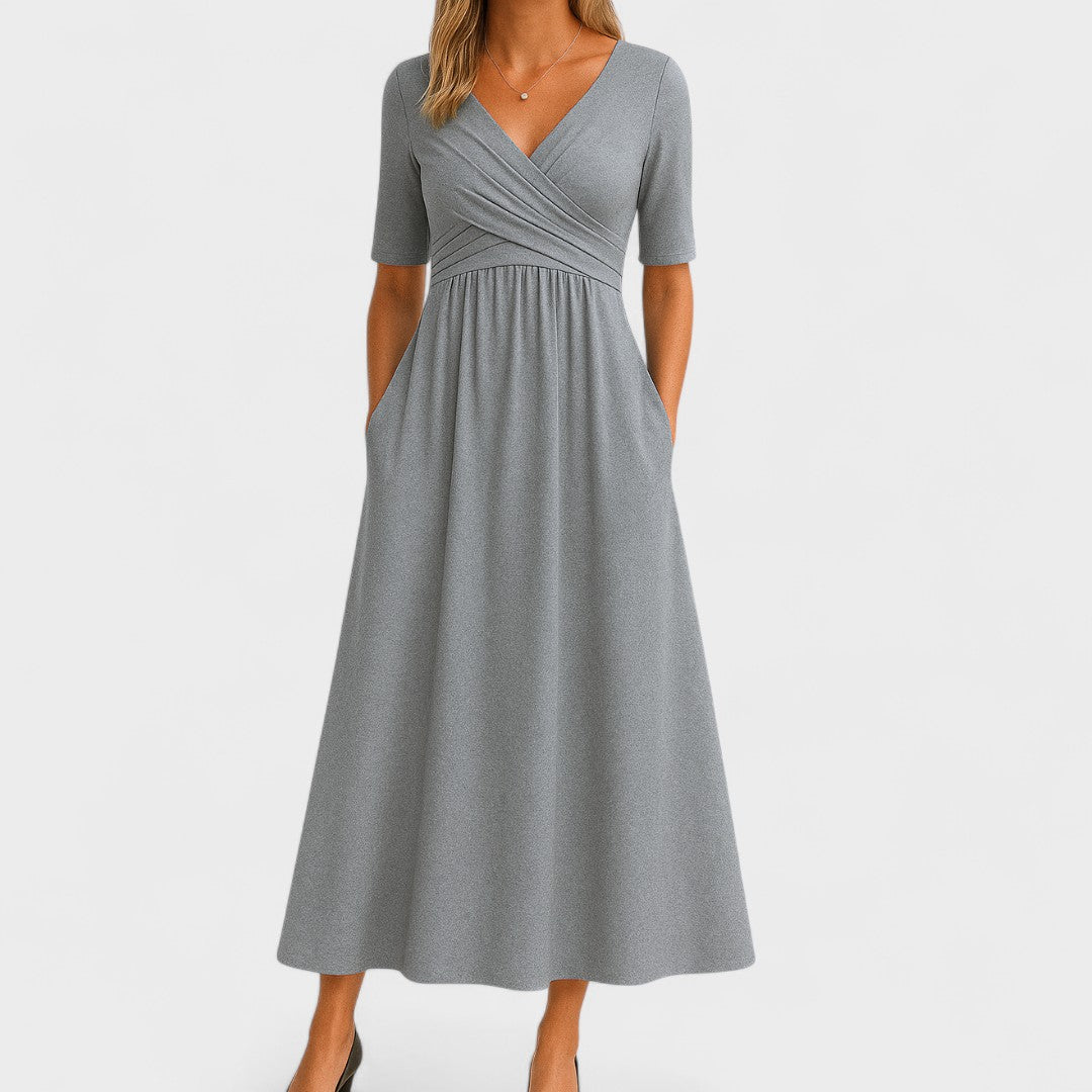 Alméria – Élégante et Confortable Robe Midi