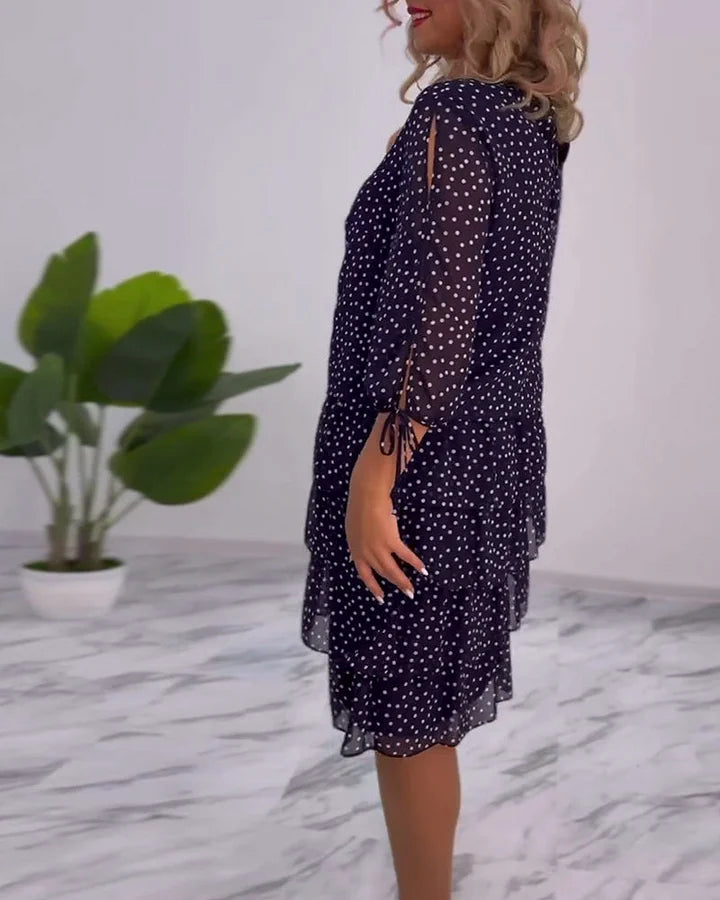 Camilia - Élégante robe à pois
