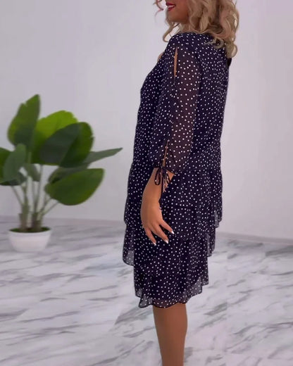 Camilia - Élégante robe à pois