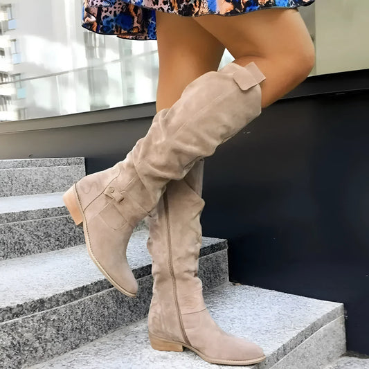 Aria – Élégantes Bottes en Cuir Résistantes