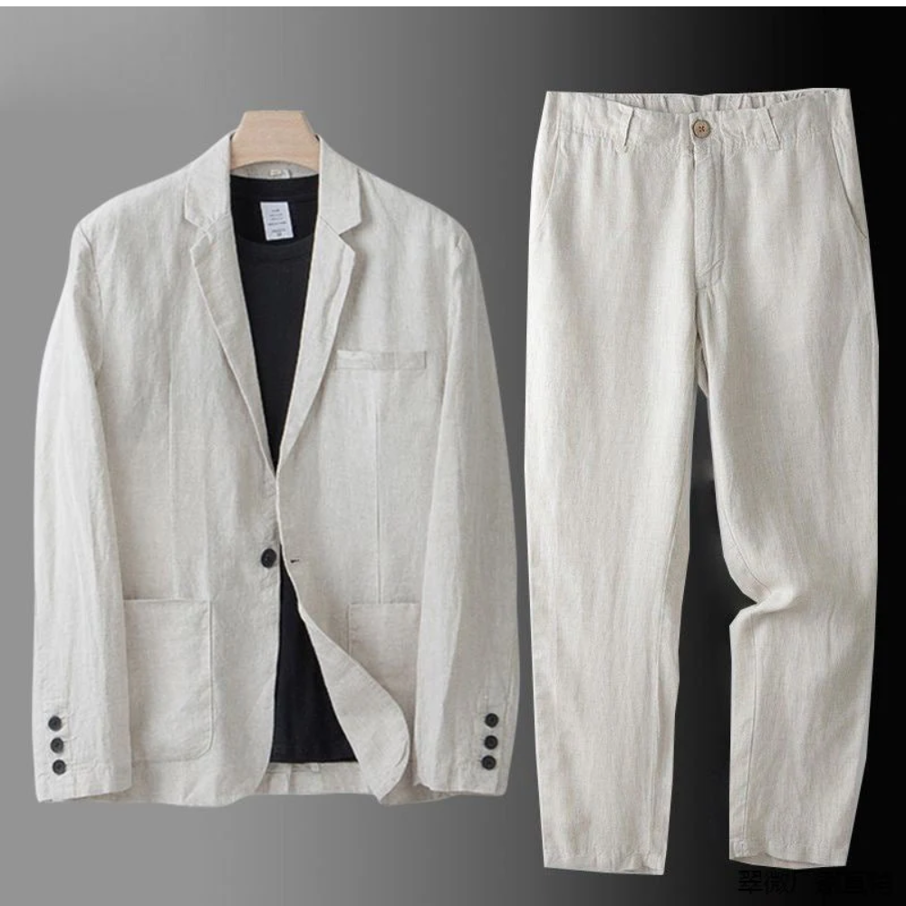 Ézéchiel – Ensemble élégant en lin pour homme